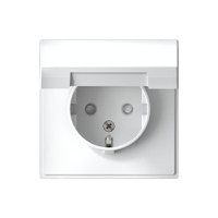 ARTGALLERY розетка с заземл. со шторк. с крышкой, 16А, IP20, механизм, белый (Systeme Electric) GAL000146