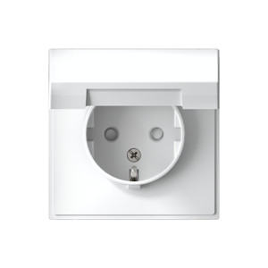 ARTGALLERY розетка с заземл. со шторк. с крышкой, 16А, IP20, механизм, белый (Systeme Electric) GAL000146