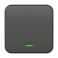 Выключатель одноклавишный наружный BLАNCА (cх.1) с подсветкой, с изолирующей пластиной, 10А, 250В, антрацит (Systeme Electric) BLNVA101116