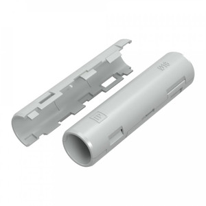 Муфта разборная D16 мм атмосферостойкая серая (Промрукав) PR13.0409