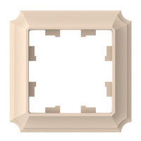 ATLASDESIGN ANTIQUE 1-постовая рамка, ПЕСОЧНЫЙ (Systeme Electric) ATN101201