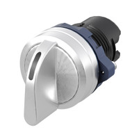 Головка переключателя на 3 положения с возвратом стандартная ручка, черный, алюминий (DKC) M22S-M3A