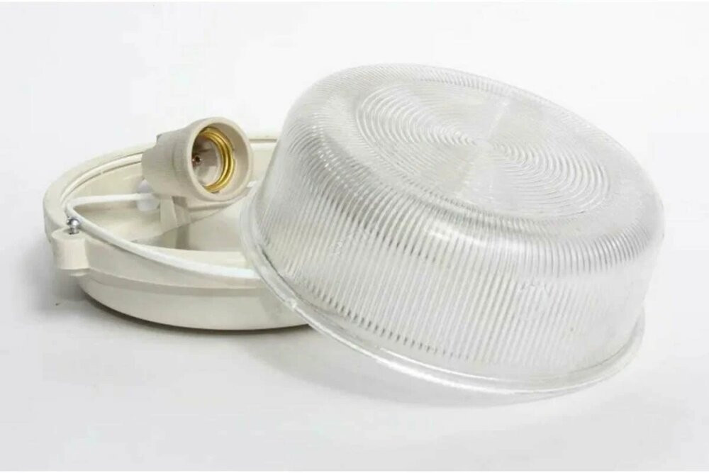 Светильник без решетки IP53 белый (Витебское Электротехническое Предприятие СВЕТ) НБП-01-100-033