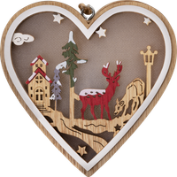 Гирлянда светодиодная новогодняя NGF-D045-06 игрушка сердце (Navigator Group) 95055