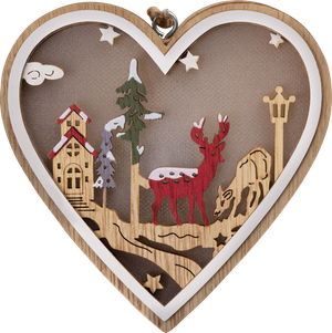 Гирлянда светодиодная новогодняя NGF-D045-06 игрушка сердце (Navigator Group) 95055