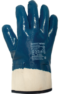 Перчатки защитные на х/б основе с полным нитриловым покрытием с крагой ArmProtect NIT002 р.10 (Азбука Защиты) 4631161387929