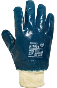 Перчатки защитные на х/б основе с полным нитриловым покрытием с манжетой ArmProtect NIT004 р.11 (Азбука Защиты) 4631161388018