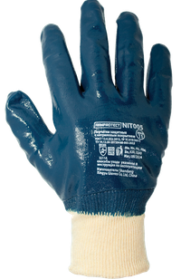 Перчатки защитные на х/б основе с облегченным полным нитриловым покрытием с манжетой ArmProtect NIT005 р.11 (Азбука Защиты) 4631161388056