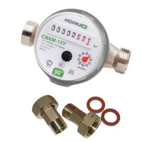 Счетчик универсальный 1/2' 110 мм с комплекто м присоединения с ОК СВКМ-15У (Норма ИС) УФ-00001550