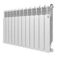 Радиатор биметаллический секционный Revolution Bi etall 2.0 500/80/12 боковое подключение  2040Вт (Royal Thermo) RTRB350012