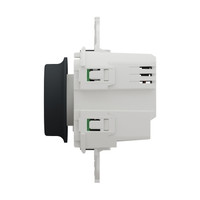 WISER UNICA NEW LED-ДИММЕР универсальный поворотно-нажимной 200Вт, АНТРАЦИТ (Schneider Electric) NU551854