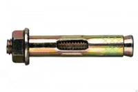 Болт анкерный 10х150 с гайкой оцинкованный (Крепдил) N-AN-10x150