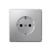 ARTGALLERY розетка с заземлением со шторками, 16А, механизм, алюминий (Systeme Electric) GAL000345