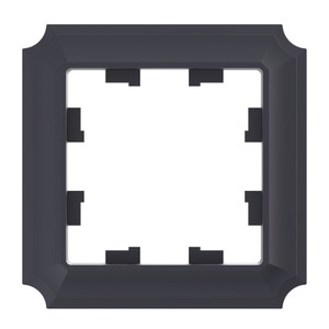 ATLASDESIGN ANTIQUE 1-постовая рамка, КАРБОН (Systeme Electric) ATN101001