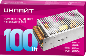 Драйвер 100w OD-P100-IP20-24V (ОНЛАЙТ) 90641