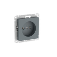 ATLASDESIGN РОЗЕТКА без заземления без шторок, 16А, быстрозажимные клеммы, ГРИФЕЛЬ (Systeme Electric) ATN000741S