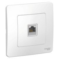 BLANCA скрытой установки розетка компьютерная RJ45, белый (Systeme Electric) BLNIS045001