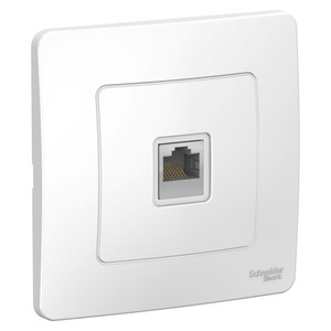 BLANCA скрытой установки розетка компьютерная RJ45, белый (Systeme Electric) BLNIS045001