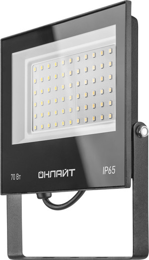 Прожектор светодиодный ДО-70w OFL-70-4K-BL-IP65-LED ОНЛАЙТ (ОНЛАЙТ) 90550
