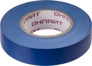 Изолента ОНЛАЙТ 71 681 OIT-B15-20/B синяя (ОНЛАЙТ) 71681