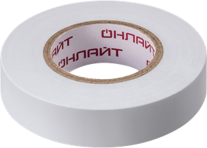 Изолента ОНЛАЙТ 71 676 OIT-B15-20/WH белая (ОНЛАЙТ) 71676