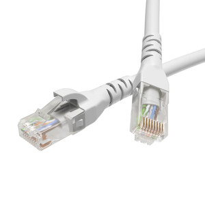 Патч-корд неэкранированный CAT6 U/UTP 4х2 LSZH белый 1м (DKC) RN6UU4510WH