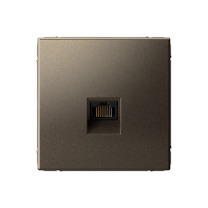 ARTGALLERY розетка компьютерная RJ45, кат. 6A, механизм, мокко (Systeme Electric) GAL000686