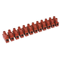 Клеммник 12П 150 градусов 450V 32A 4мм.кв фибергласс (DKC) 43312FV