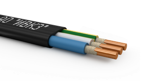Кабель силовой ВВГ-Пнг(А)-FRLS 3х2.5 ок           (N.РЕ)-0.66 плоский ТРТС  100м (Ивановский кабельный завод)