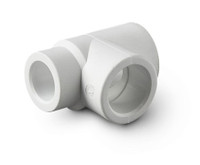 Тройник переходной 25x20x20 полипропиленовый PPR белый (PRO AQUA) PA14520P