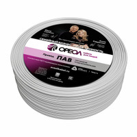 Провод силовой ПАВ 1х10 белый (Ореол)