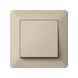 ATLASDESIGN AIR 1-постовая РАМКА, ПЕСОЧНЫЙ/дымчатый белый (Systeme Electric) ATN221201