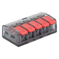 Клемма СМК 221-415 5 отверстий 0.2-4.0 мм2 (50 шт.) PROxima (EKF) plc-smk-221-415