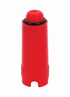 Заглушка красная для фитингов ВР 1/2, 80 мм (Henco) PLUG04-R80