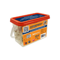 Дюбель распорный PND-6F 6х40 с широким фланцем нейлоновый с шурупом 4х40 (40 шт.) (Европартнер) K2 0476 0