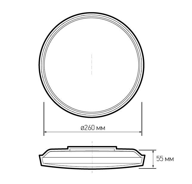 Светильник светодиодный ДБО-30w OPAL 4000К белый 2400Лм IP20 (JazzWay) 5060814