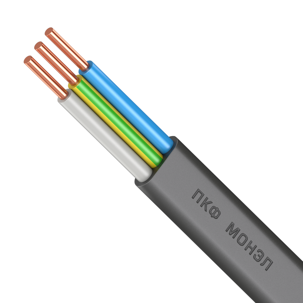 Кабель силовой ППГ-Пнг(А)-HF 3Х4 ок(N,PE)-0,66 ТРТС (Монэл ПКФ)