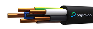 Кабель силовой ВВГнг(А)-LS 5х4 барабан (РЭК/Prysmian)