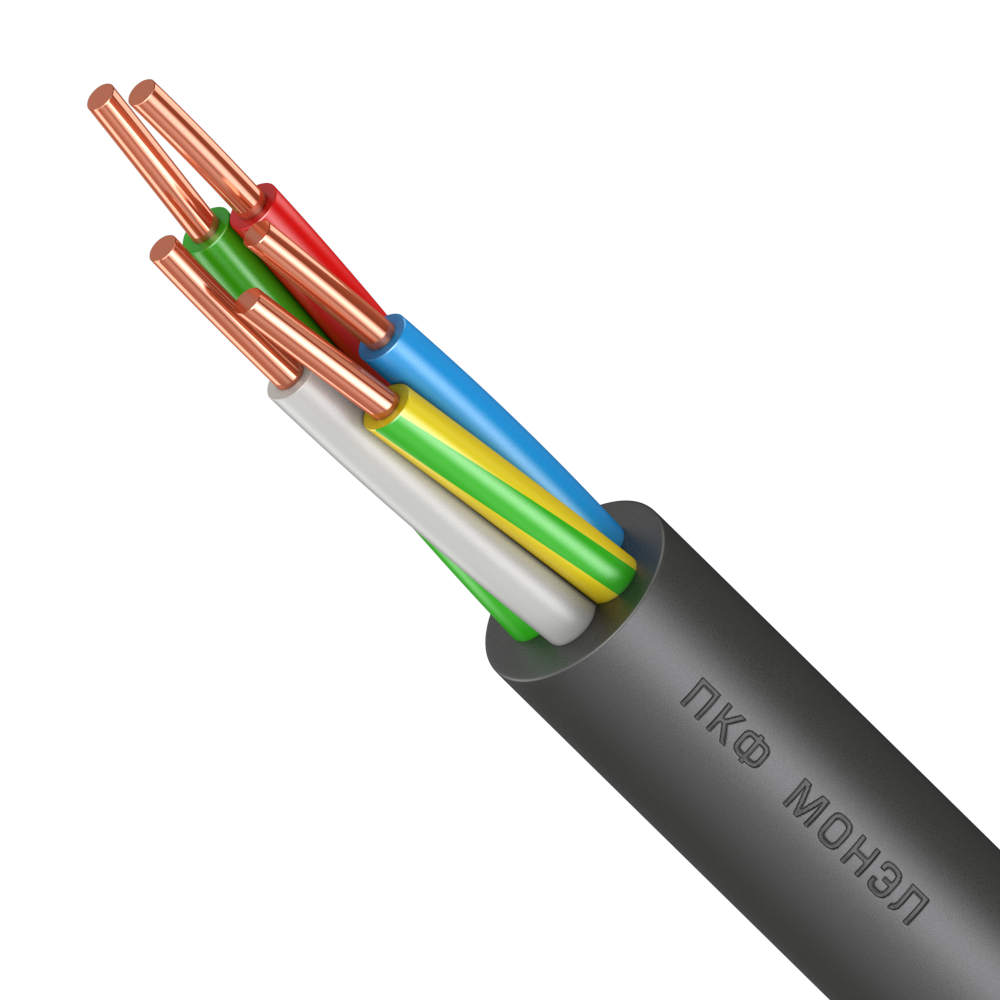 Кабель силовой ППГнг(А)-HF 5Х2,5 ок(N,PE)-0,66 ТРТС (Монэл ПКФ)