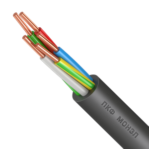 Кабель силовой ППГнг(А)-HF 5Х2,5 ок(N,PE)-0,66 ТРТС (Монэл ПКФ)