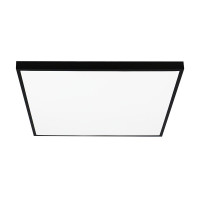 Светильник светодиодный ДВО-40w 588х588х25 6500K опаловый Грильято IP40 3800Лм черный (JazzWay) 5062047