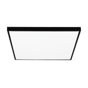 Светильник светодиодный ДВО-40w 588х588х25 6500K опаловый Грильято IP40 4200Лм черный (JazzWay) 5062047