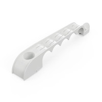 Держатель труб для прямого монтажа односторонний на 5 мест серый d20 (20шт/160шт уп/кор) (Промрукав) PR13.03281