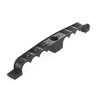 Держатель труб для прямого монтажа двусторонний на 8 мест чёрный d20 (20шт/120шт уп/кор) (Промрукав) PR13.03295