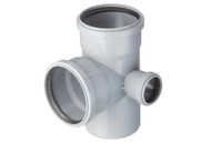 Крестовина 110х110х50 87 град двухплоскостная, правая, канализационная (Valfex) 28211150