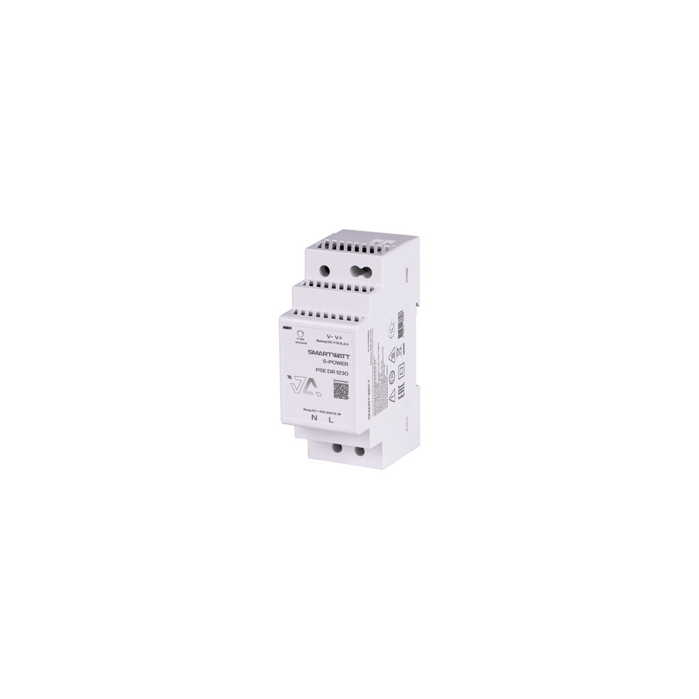Импульсный блок питания SMARTWATT PSE DR 1230 S-POWER, 12 В, 30 Вт, 2 А (SMARTWATT) 4512020450008
