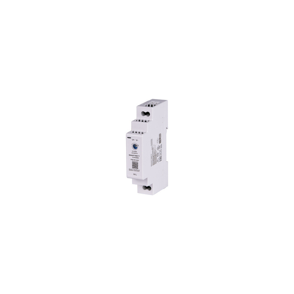Импульсный блок питания SMARTWATT PSE DR 2415 S-POWER, 24 В, 15 Вт, 0,63 А (SMARTWATT) 4512020450010