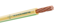 Провод силовой ПуГВнг(А)-LS 1х2,5 желто зеленый ТРТС (Технокабель НПП)