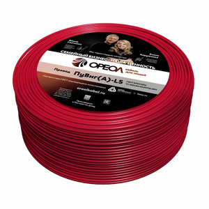 Провод силовой ПуВнг(А)-LS 1х1,5красный ТРТС (Ореол)
