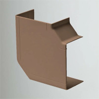 Поворот на 90 град. для РКК-100х60 и 100х40 (коричневый) (RUVinil) ПВР-100х60-К